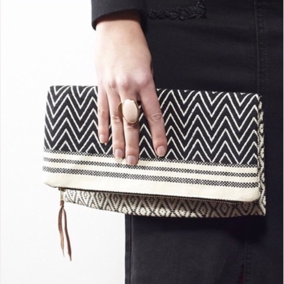 Tribe Alive Handbags - TribeAlive Foldover Clutch - reversible